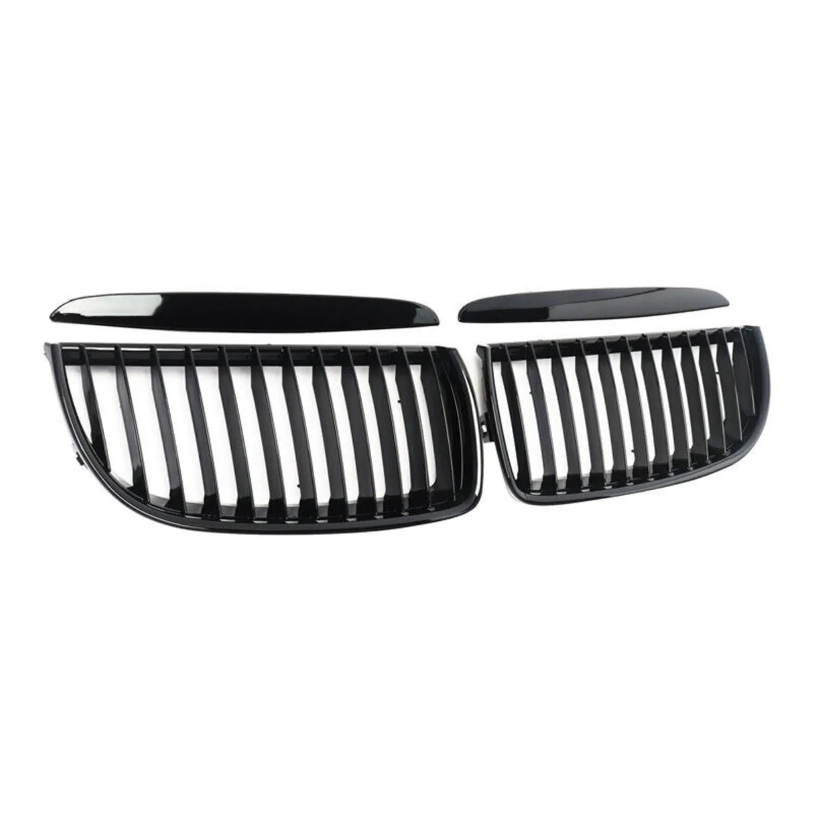 E90/E91 pre-LCI Single Slat Glossy Black Grills (2005-2008)