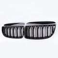 E90/E91 pre-LCI Double Slat Glossy Black Grills (2005-2008)