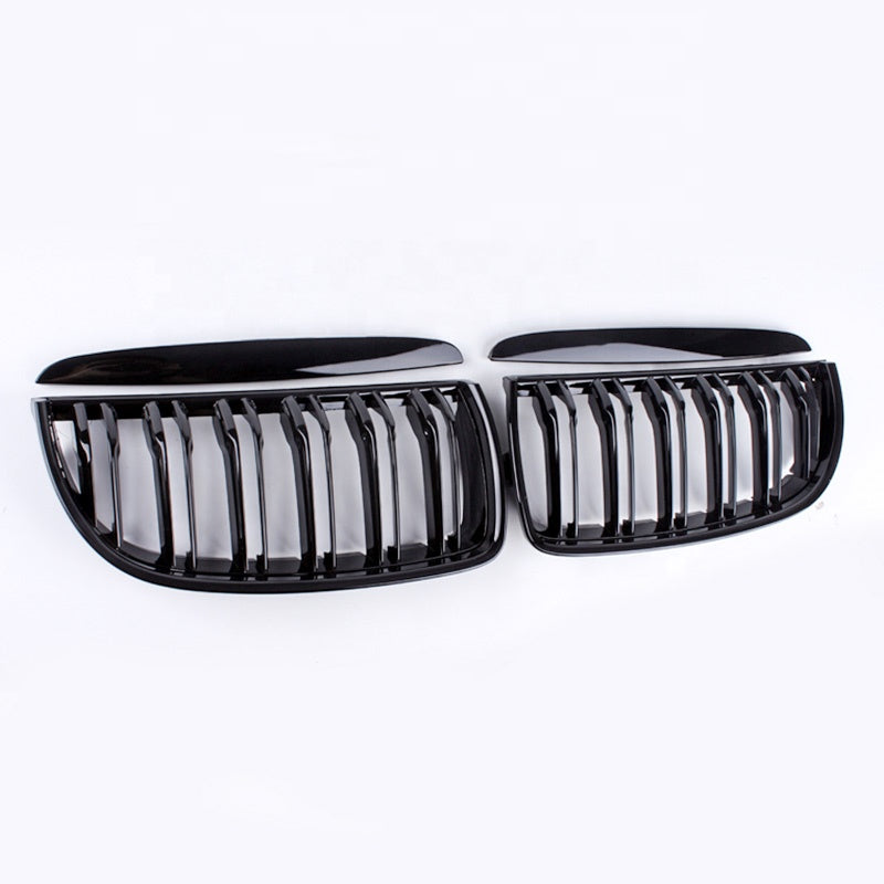 E90/E91 pre-LCI Double Slat Glossy Black Grills (2005-2008)