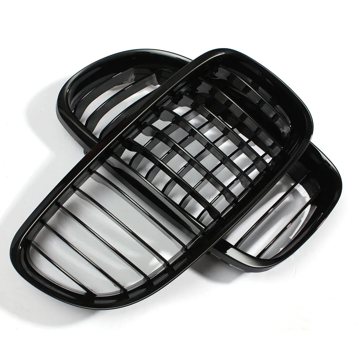 E90/E91 LCI Single Slat Glossy Black Grills (2009-2012)
