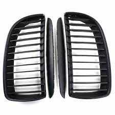 E90/E91 pre-LCI Single Slat Glossy Black Grills (2005-2008)