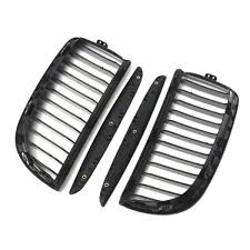 E90/E91 pre-LCI Single Slat Glossy Black Grills (2005-2008)